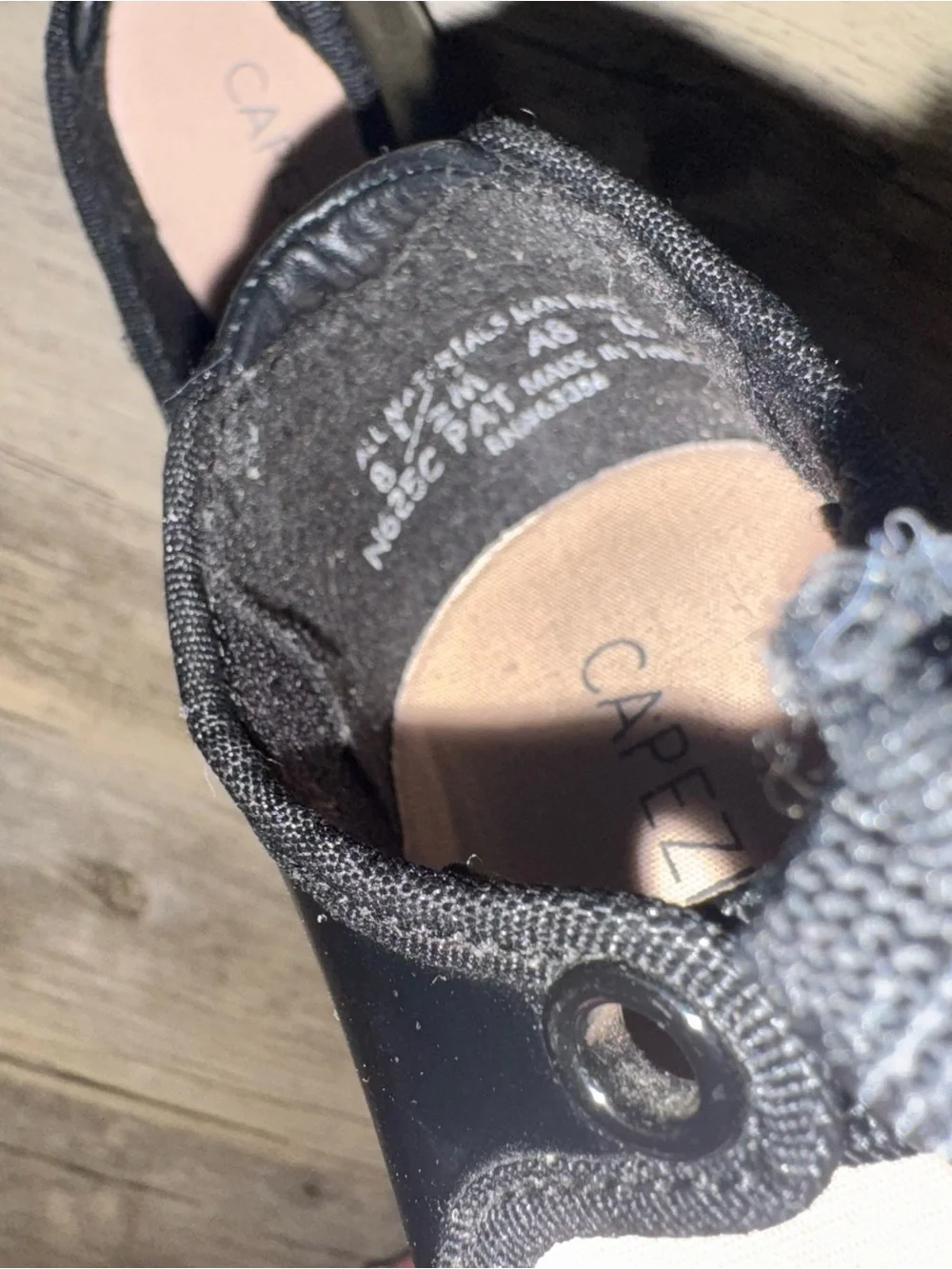 Capezio Black Patent Tap Shoes
